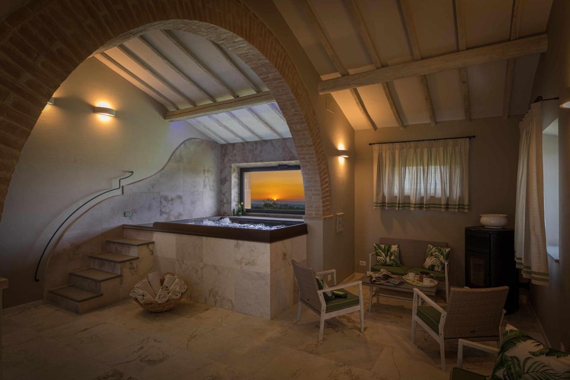 Villa I Cipressini Piscina Riscaldata Spa Toscana Pienza Exterior foto